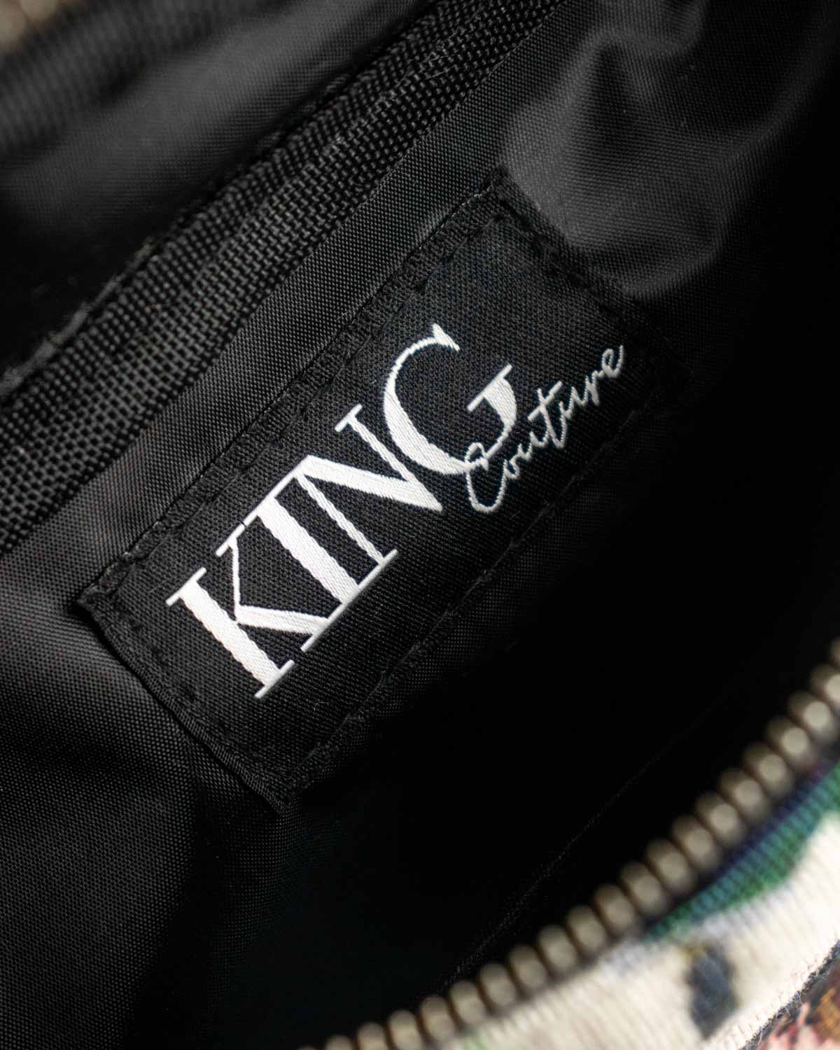 Grey Floral Waist Bag