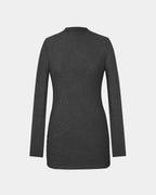 EMBROIDERY TURTLENECK DRESS