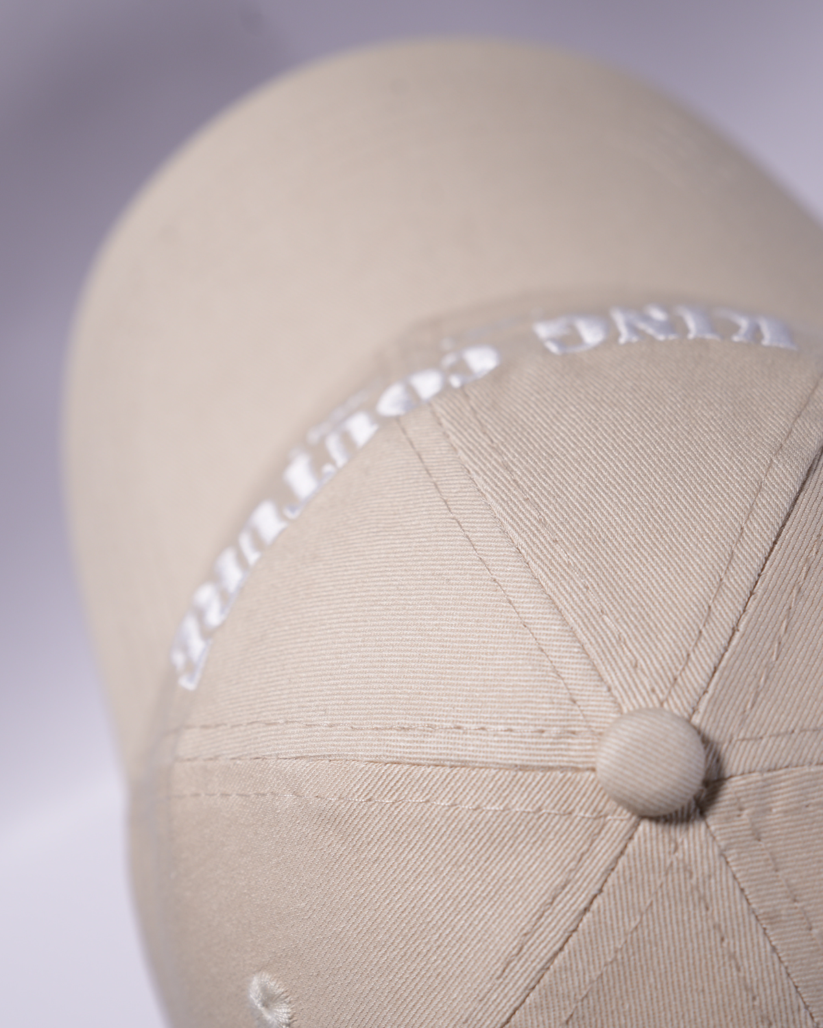 BEIGE KING COUTURE EMBROIDERED CAP