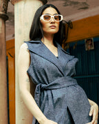 KHASS DENIM LONG COAT