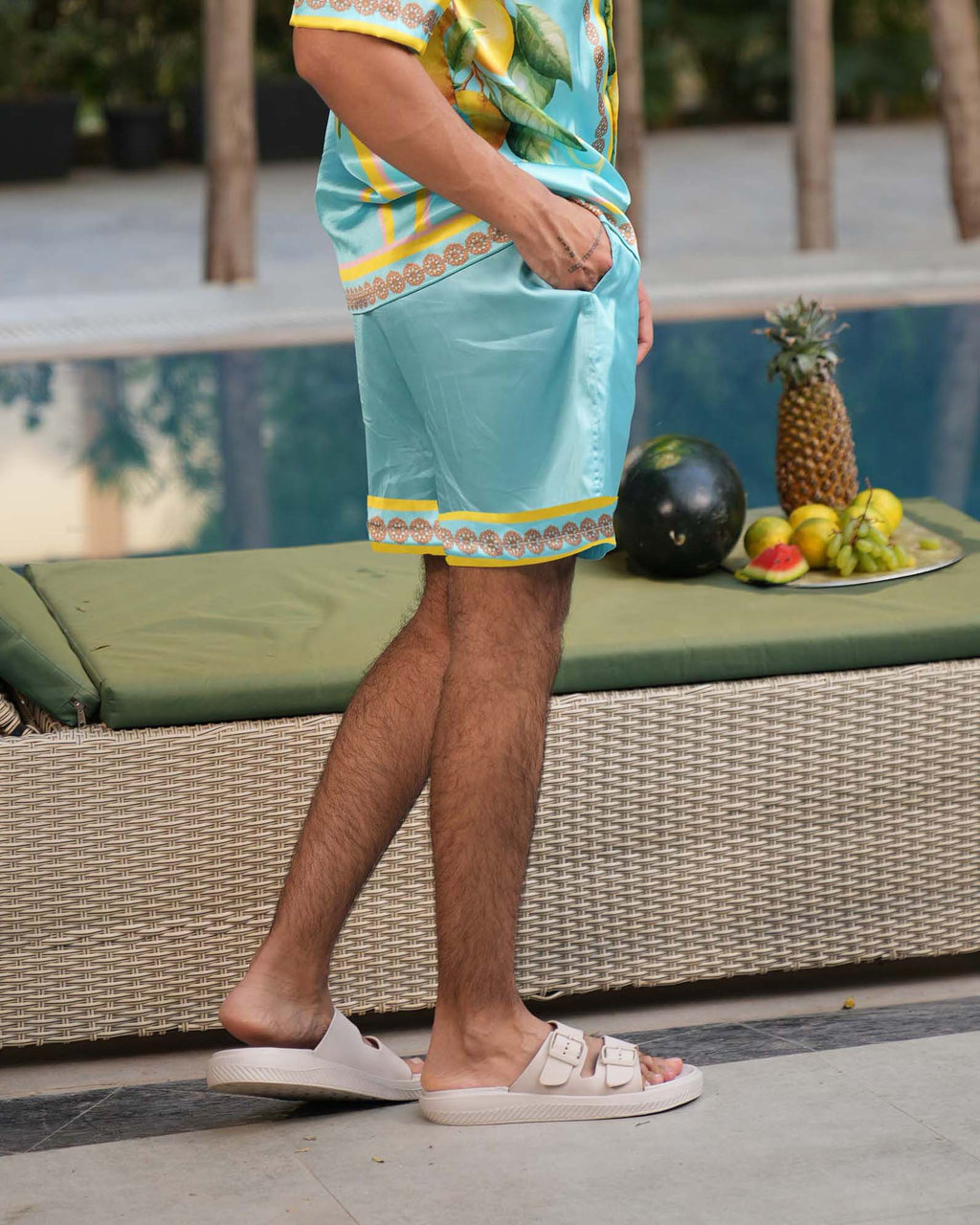 TROPICAL LEMON SHORTS