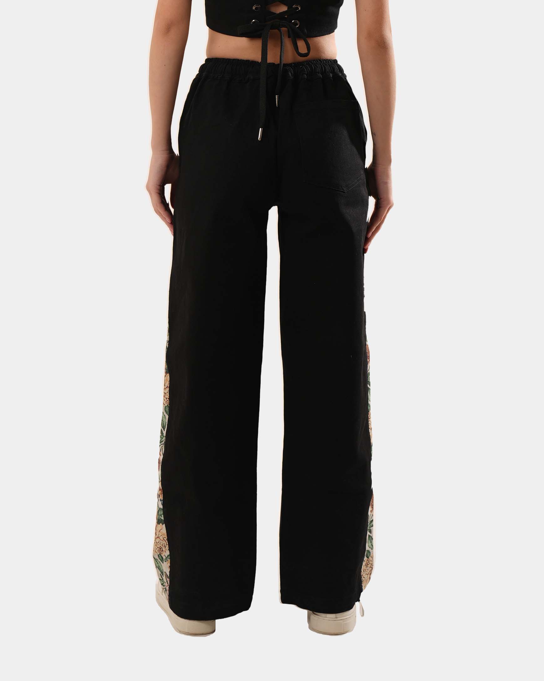 DESIRE STRAIGHT FIT BLACK PANT