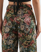 STRAIGHT FIT FLORAL JACQUARD PANT