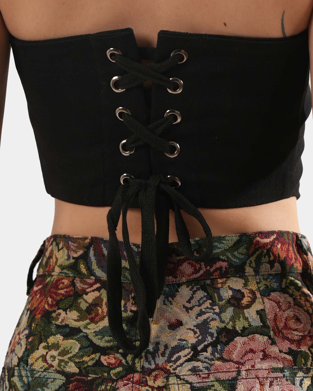 BASIC BLACK CORSET