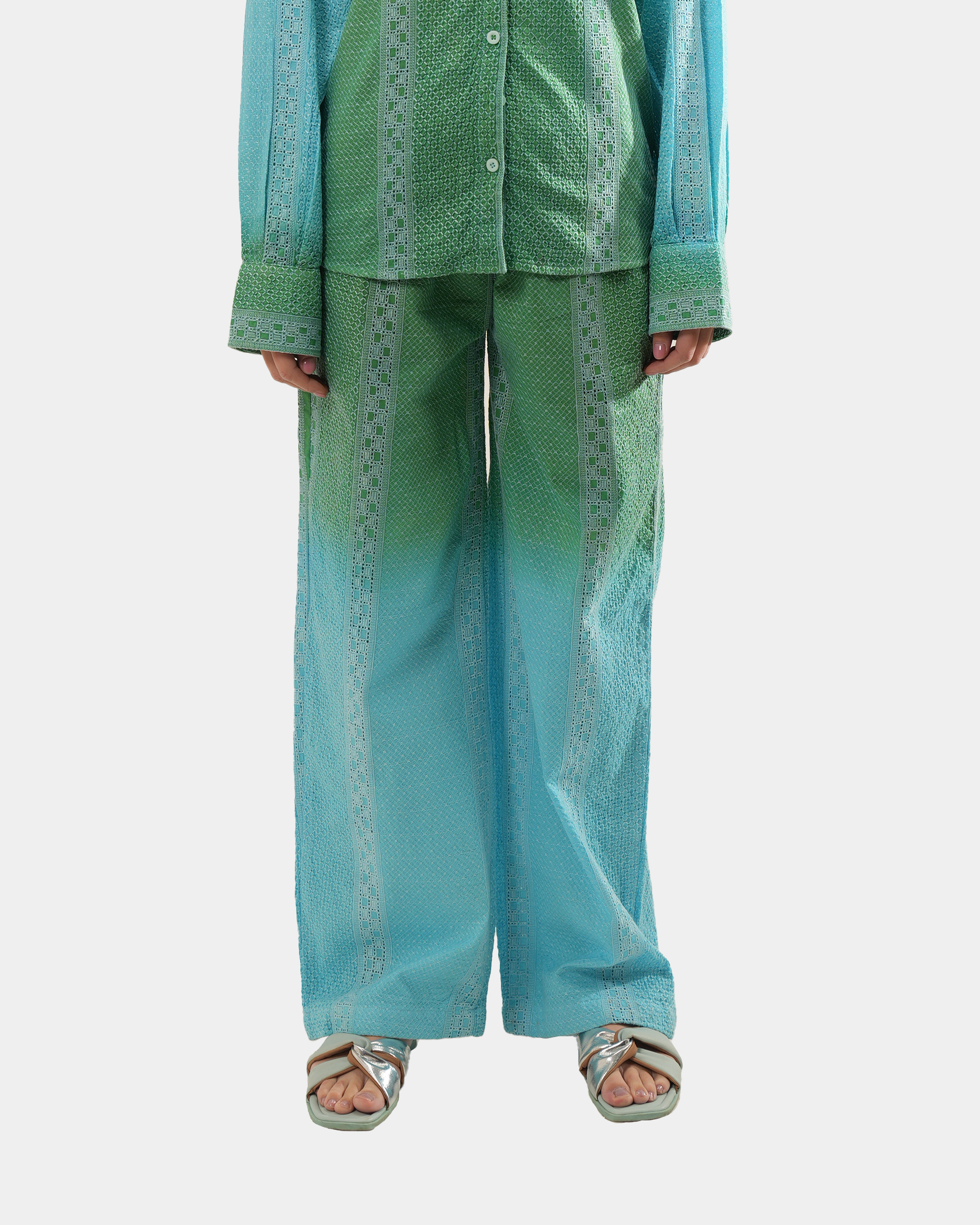 Radiant Blue Ombre Pant