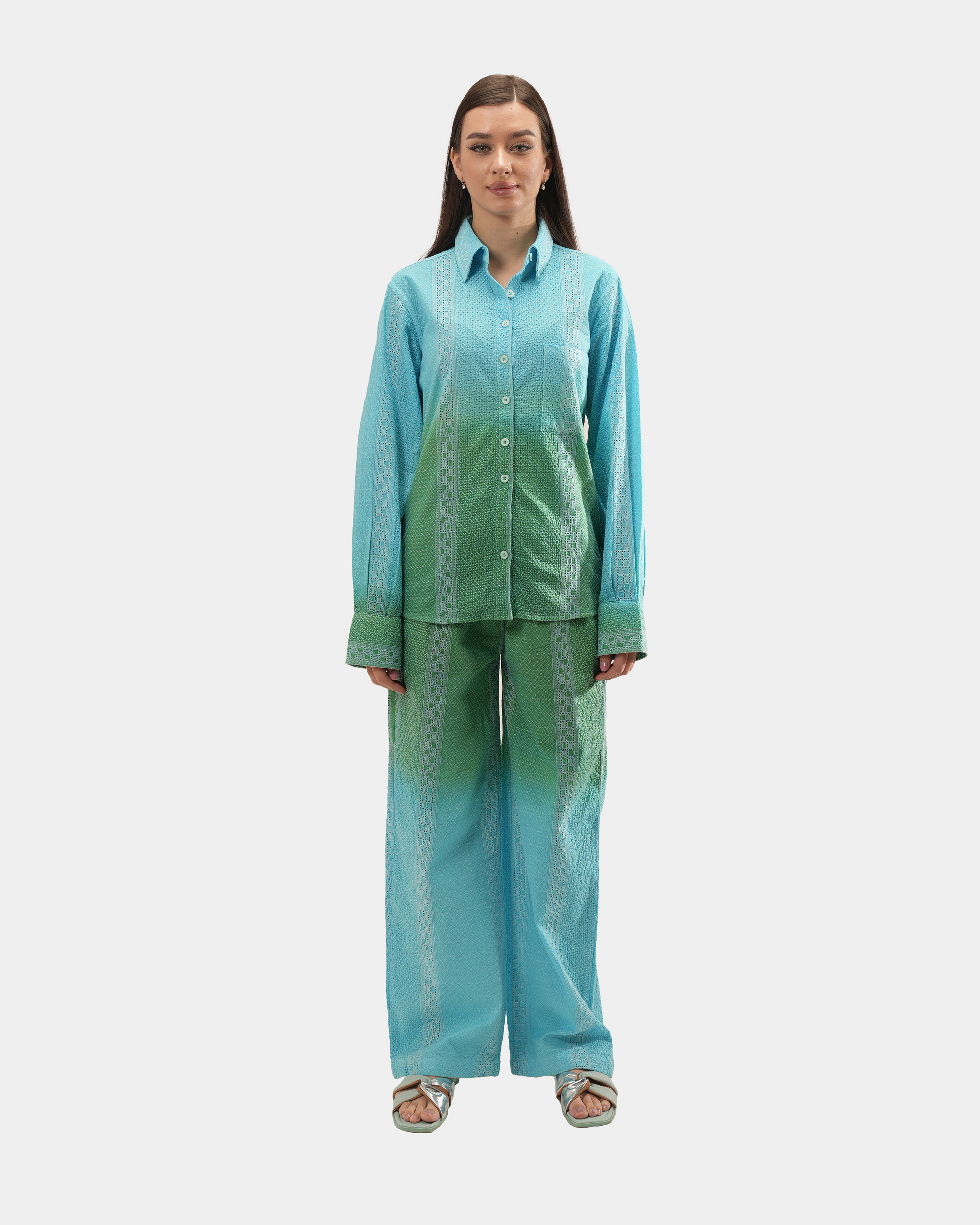 Radiant Blue Ombre Pant