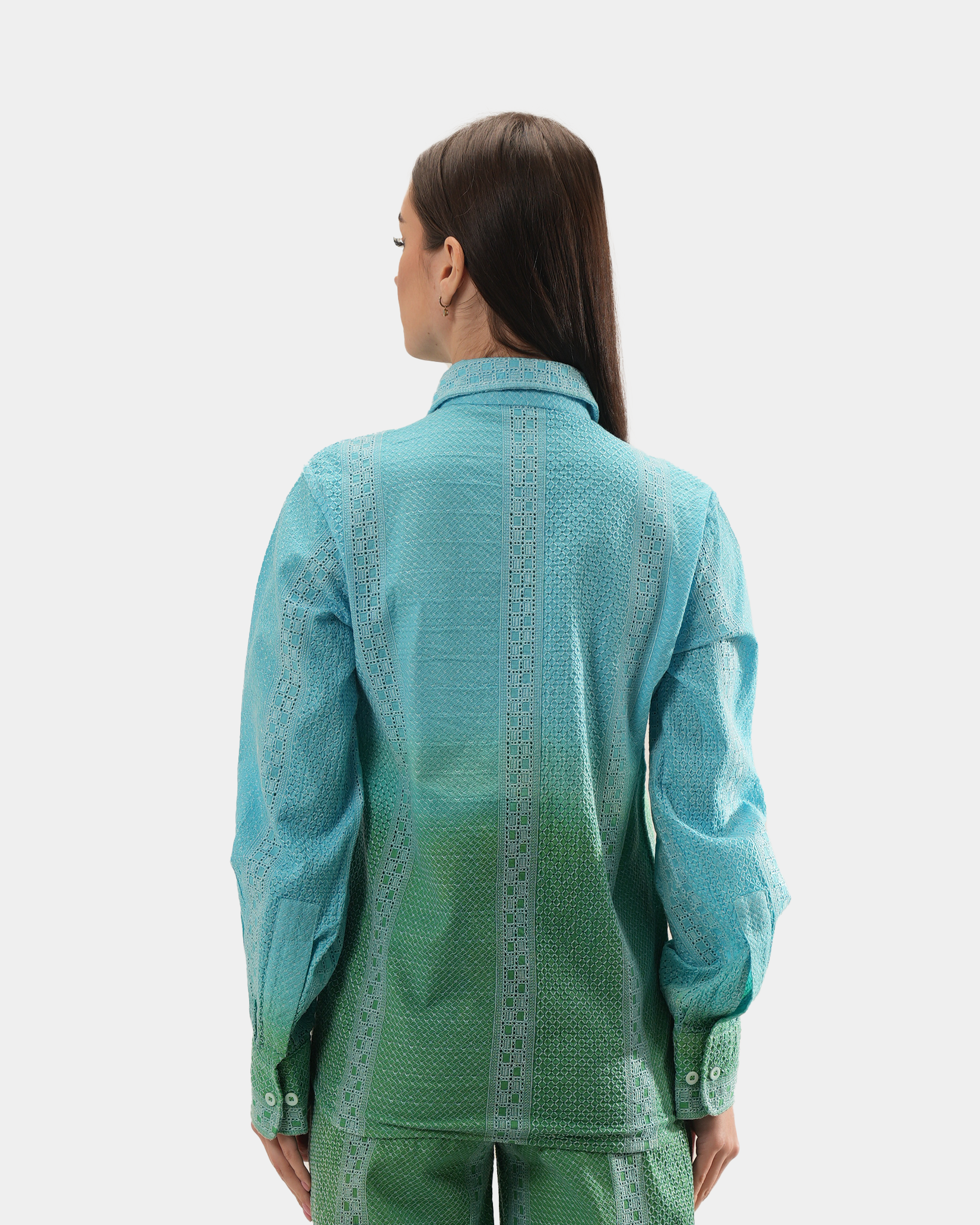 Radiant Blue Ombre Shirt