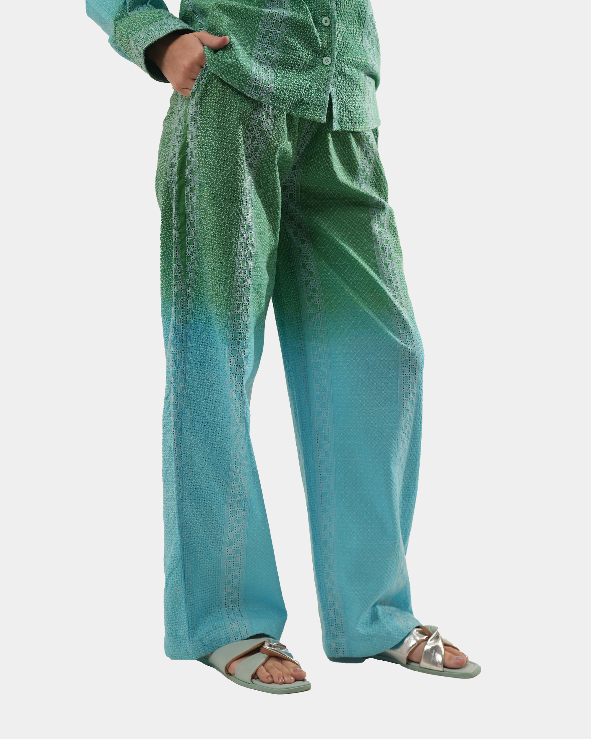 Radiant Blue Ombre Pant