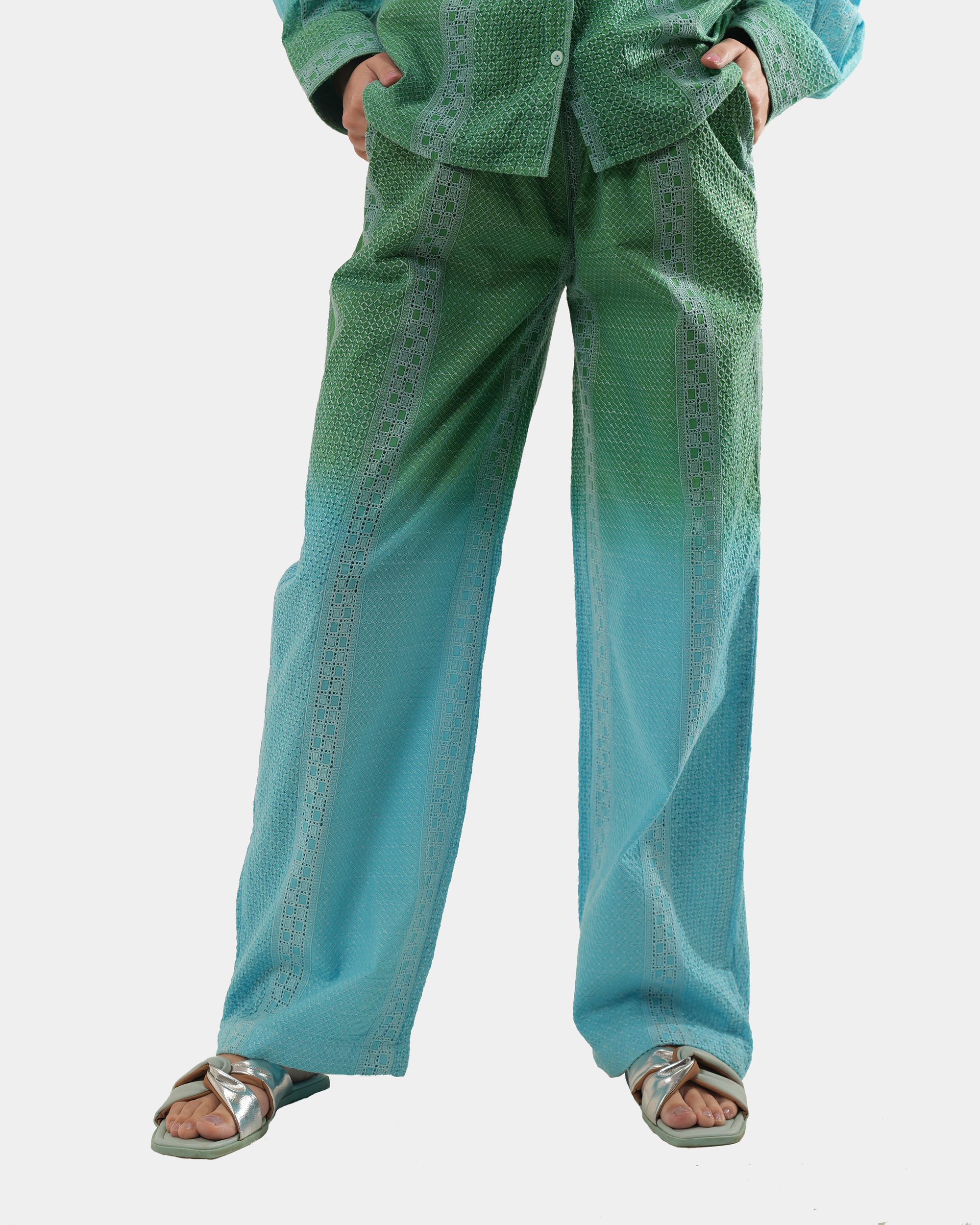 Radiant Blue Ombre Pant