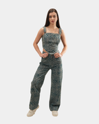 CYAN ASH DENIM CORSET