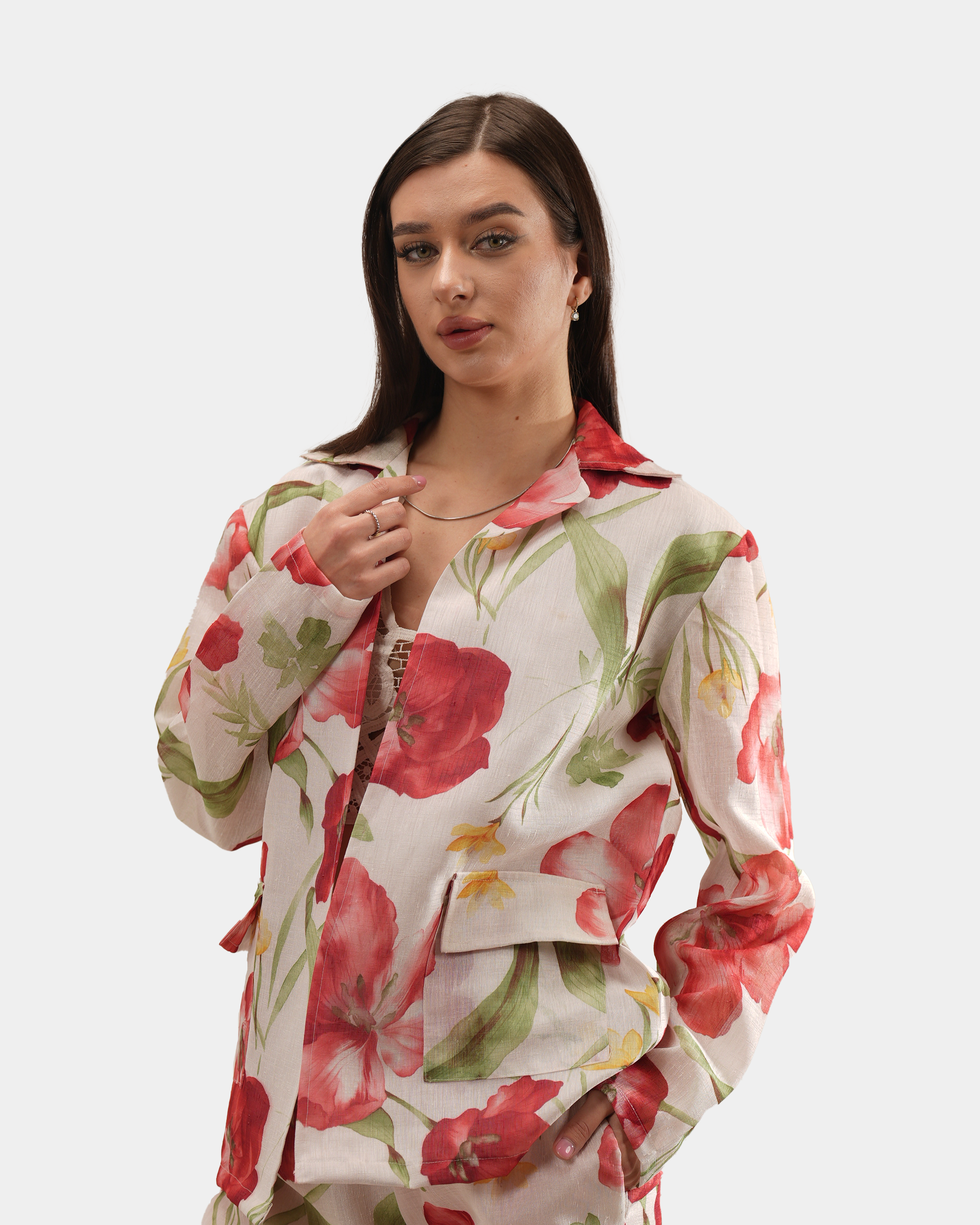 HIBISCUS RUBY SHIRT
