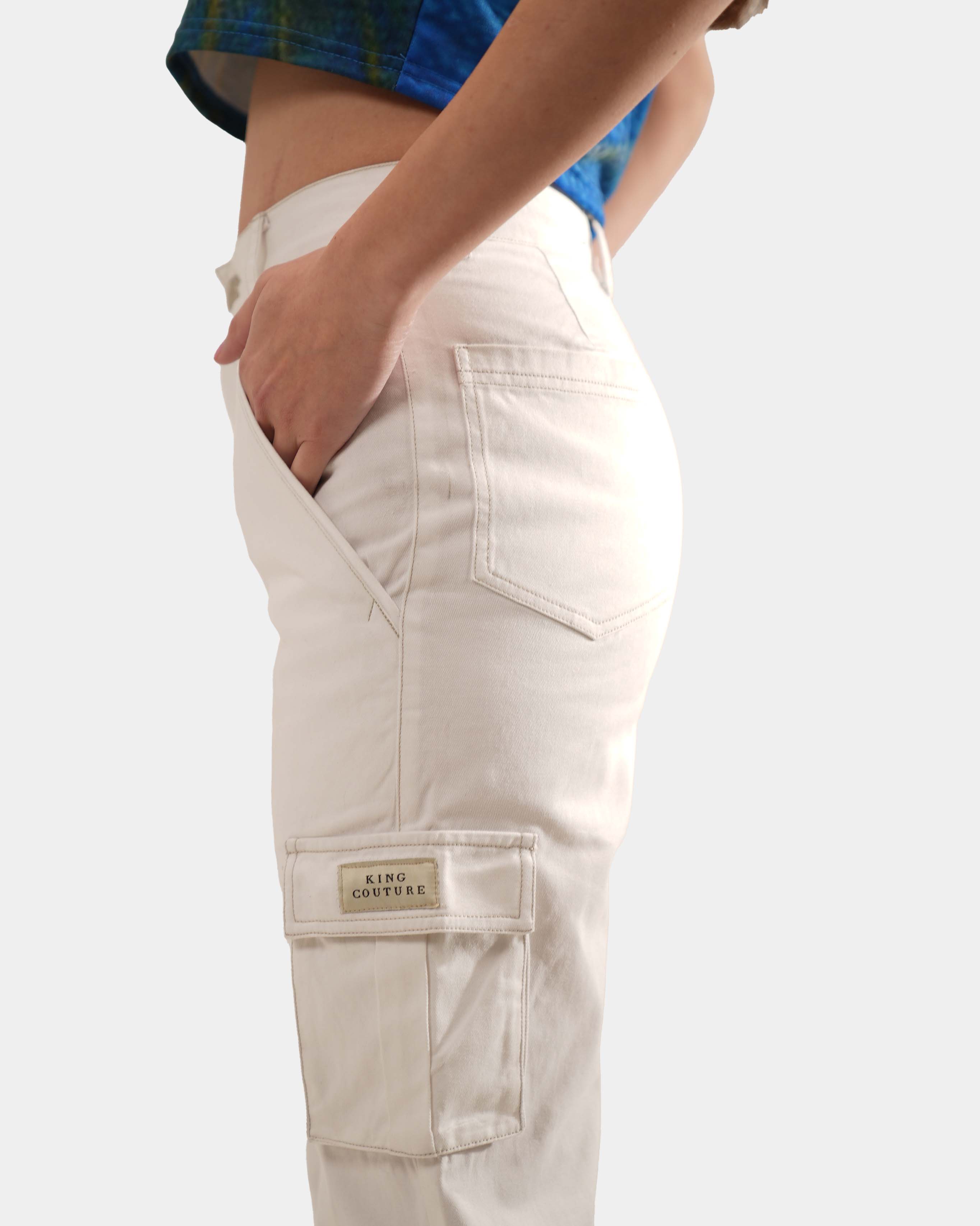 KC WHITE LINEAR PANT