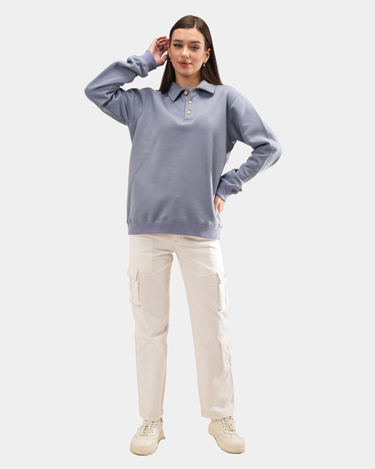 LILAC FROST FULL SLEEVE POLO