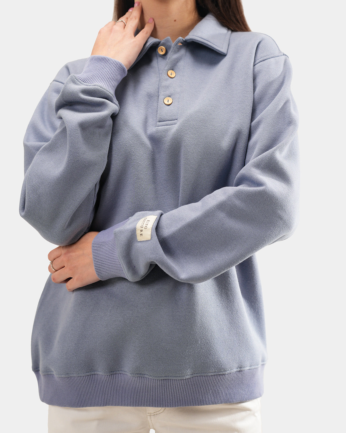 LILAC FROST FULL SLEEVE POLO