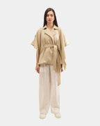 WHITE LINEN PANT