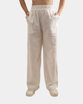 WHITE LINEN PANT