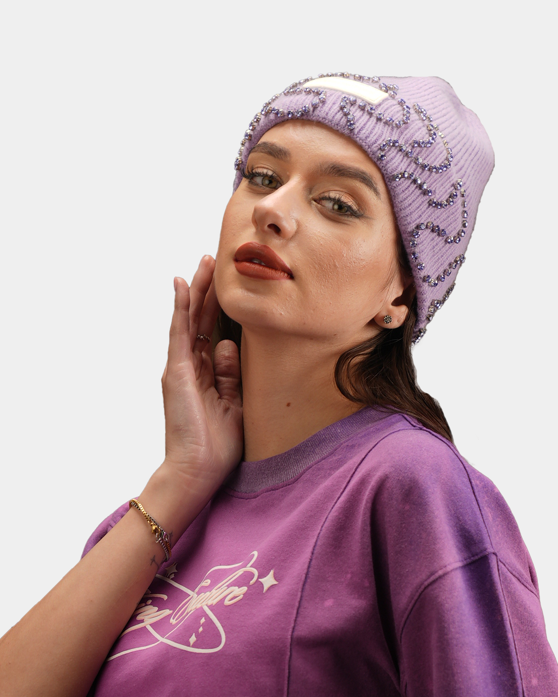 Lilac Beanie