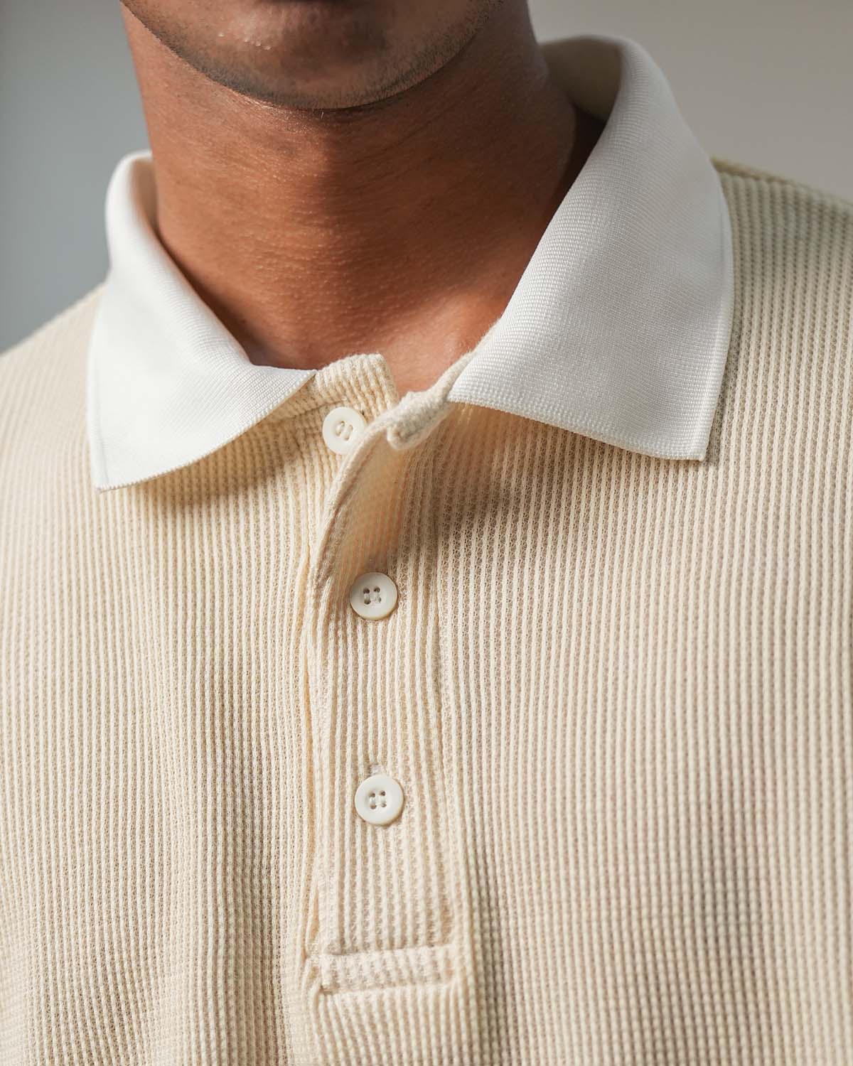 CREAM POPCORN POLO