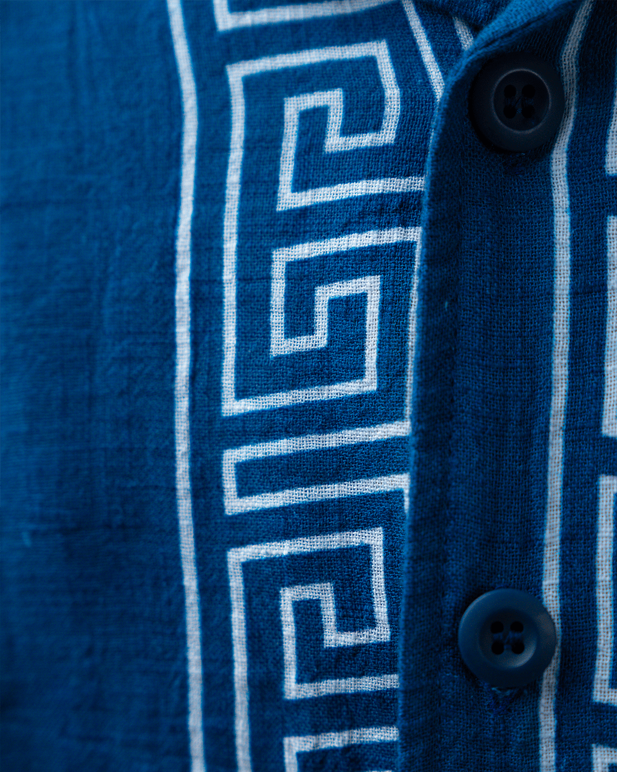 GREEK COLLAR SHIRT