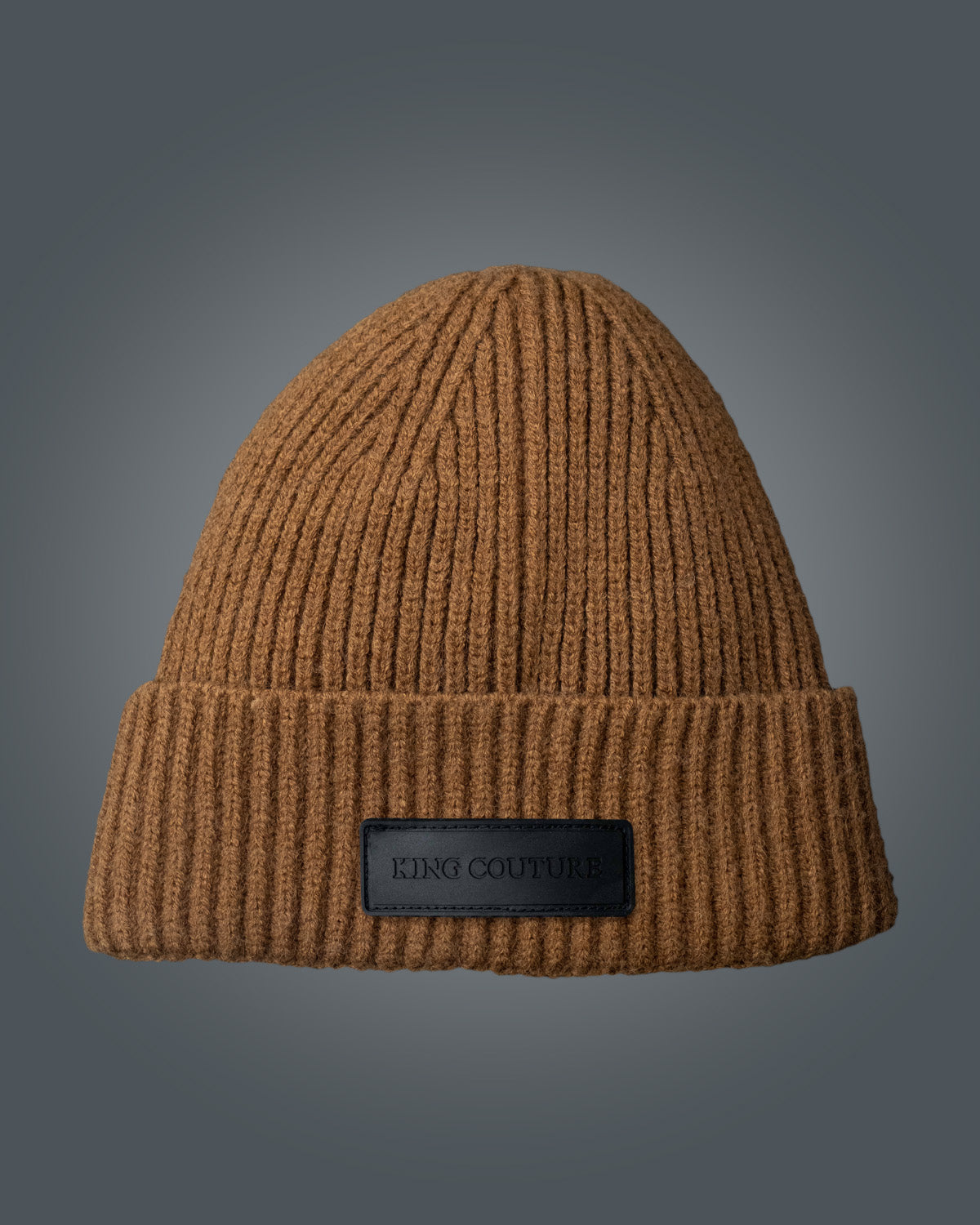 Brown Kitted Beanie