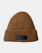 BROWN KNITTED BEANIE