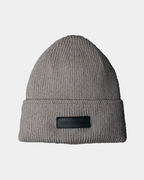 DARK GREY KNITTED BEANIE