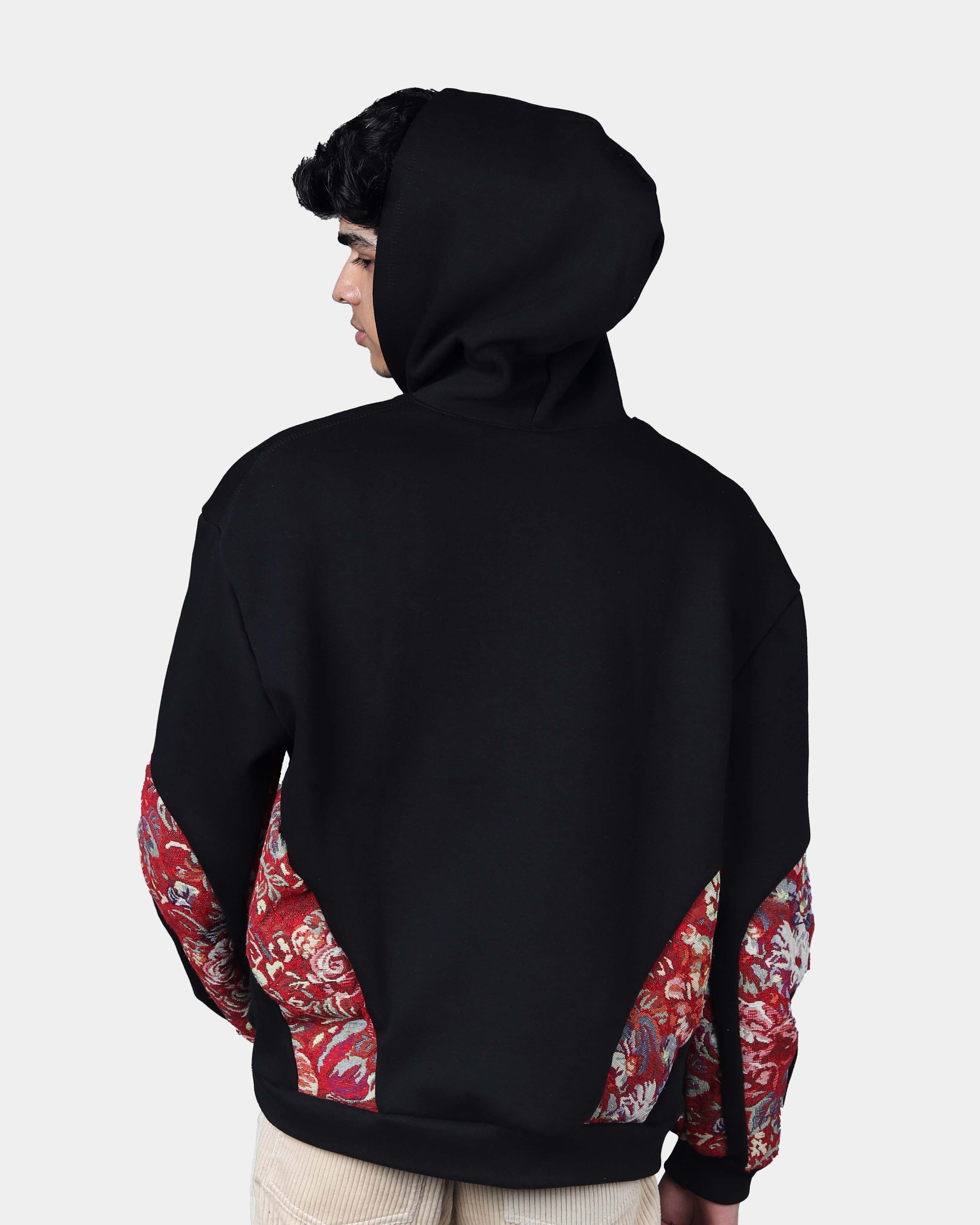 Red Floral Hoodie