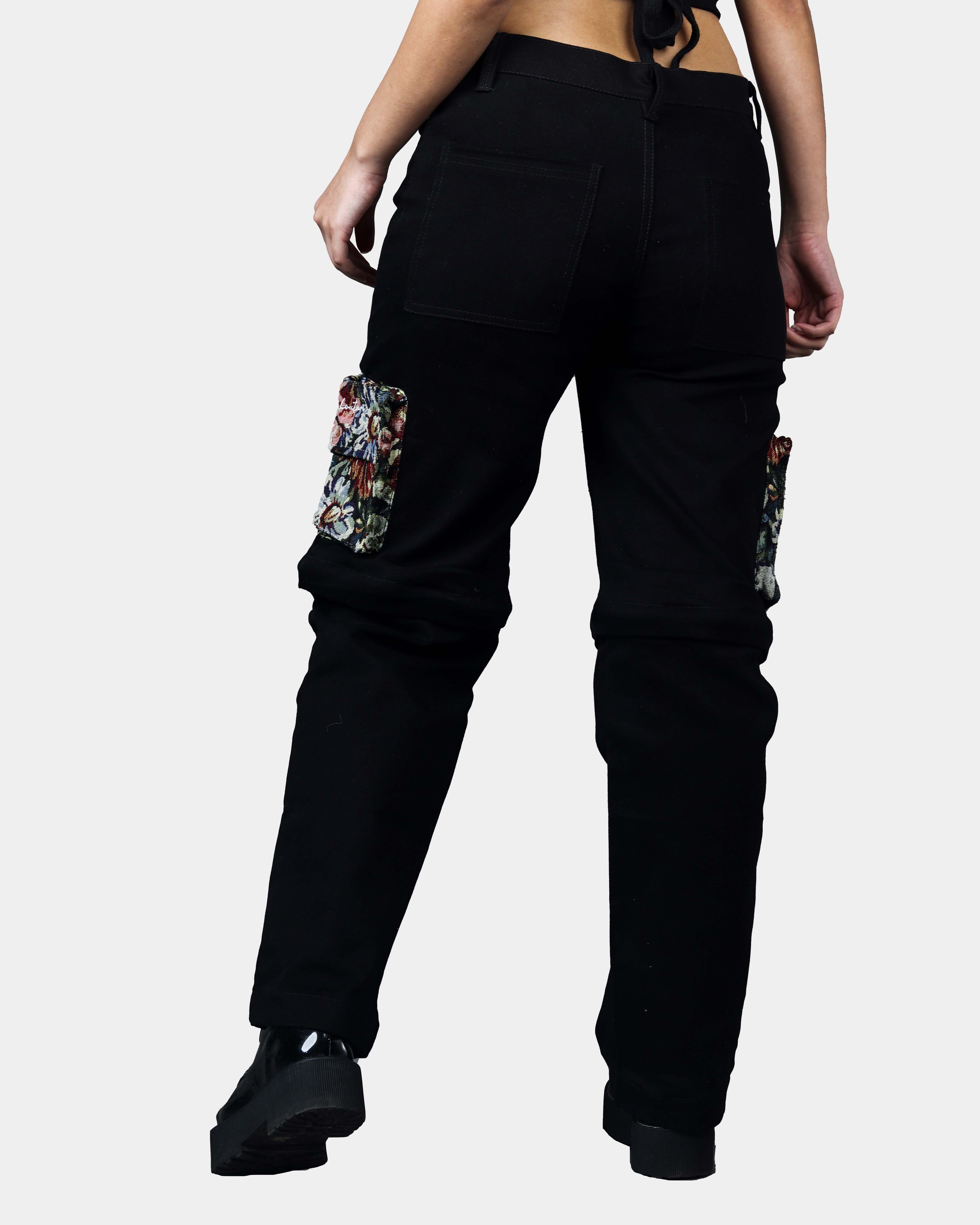 FLORAL POCKET DETACHABLE PANT