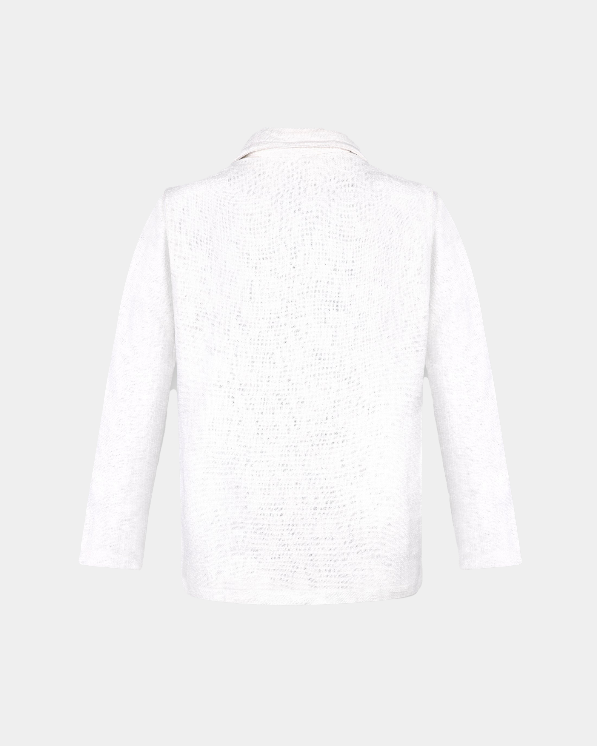 Floral Jacquard Zipper Jacket