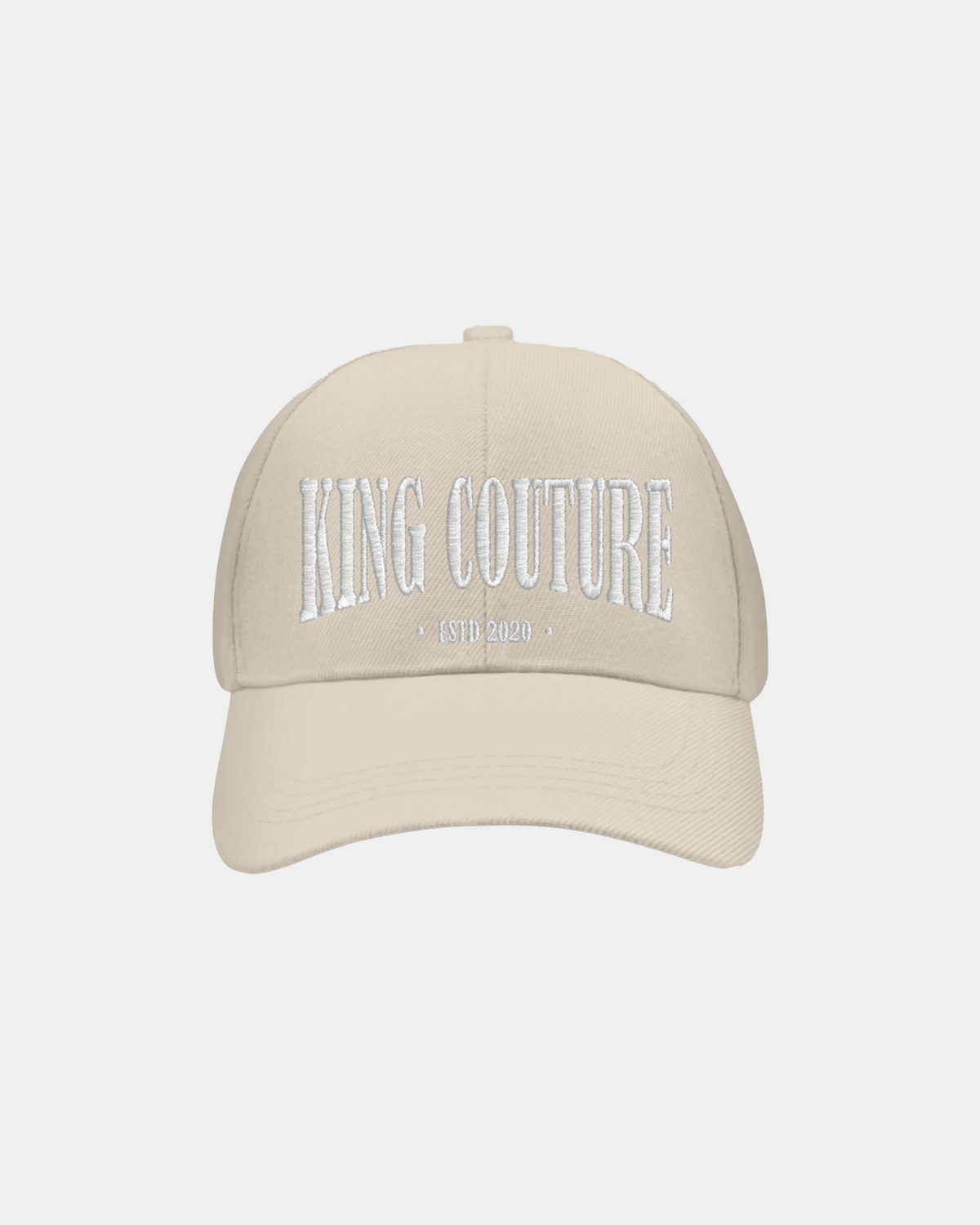 BEIGE KING COUTURE EMBROIDERED CAP