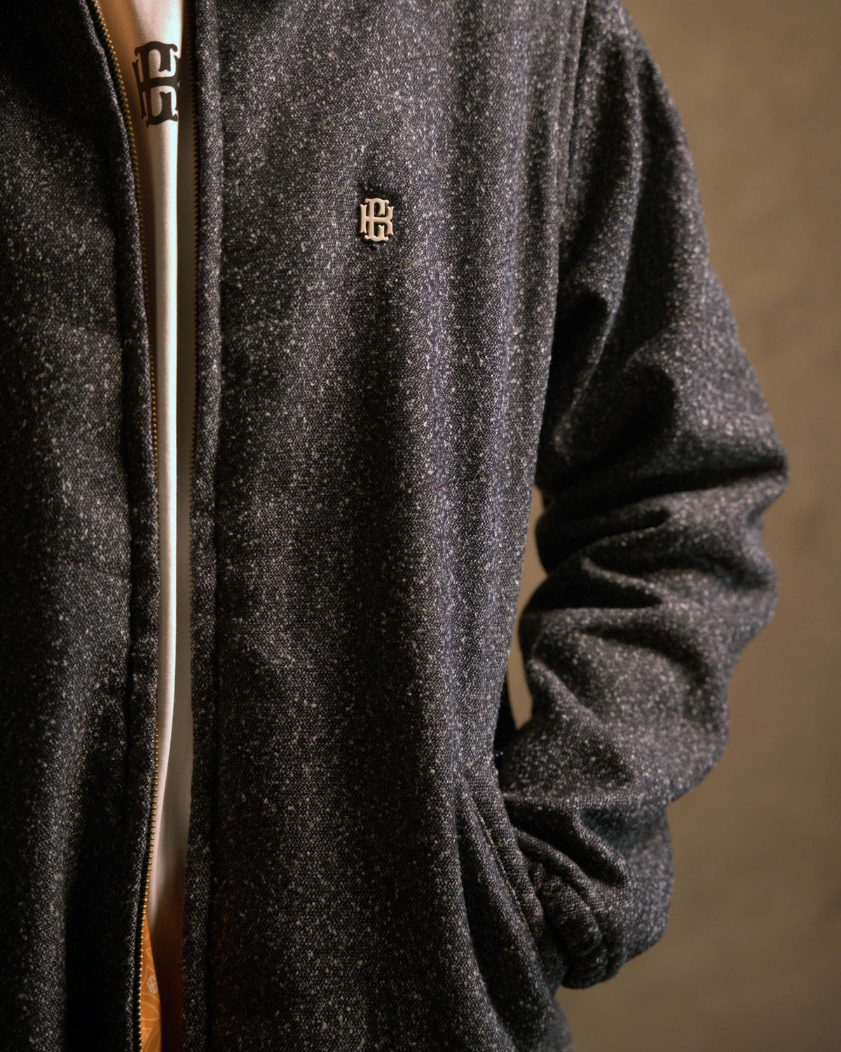 Asphalt bombard jacket