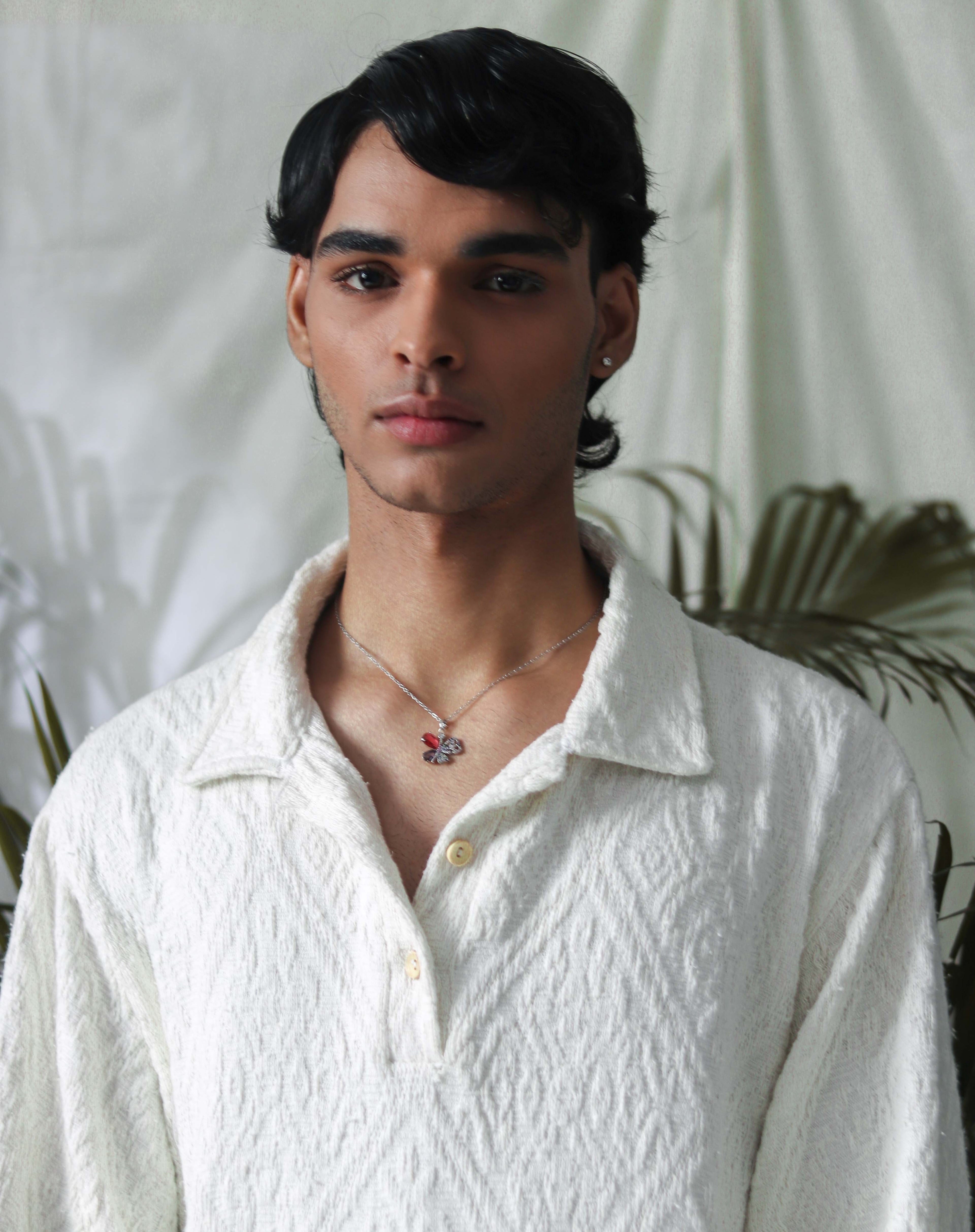 TIMELESS THREAD CREAM POLO