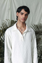 TIMELESS THREAD CREAM POLO