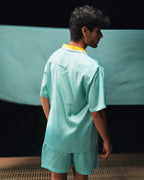 AQUA BOWLING SHIRT