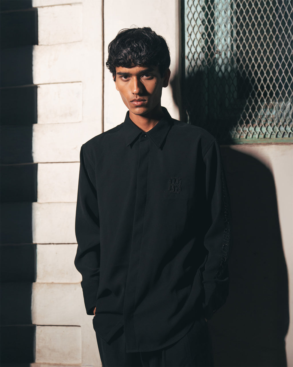CUSTOM SHADOW MONOGRAM SHIRT
