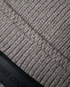 DARK GREY KNITTED BEANIE