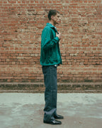 aqua green stone jacket