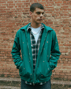 aqua green stone jacket