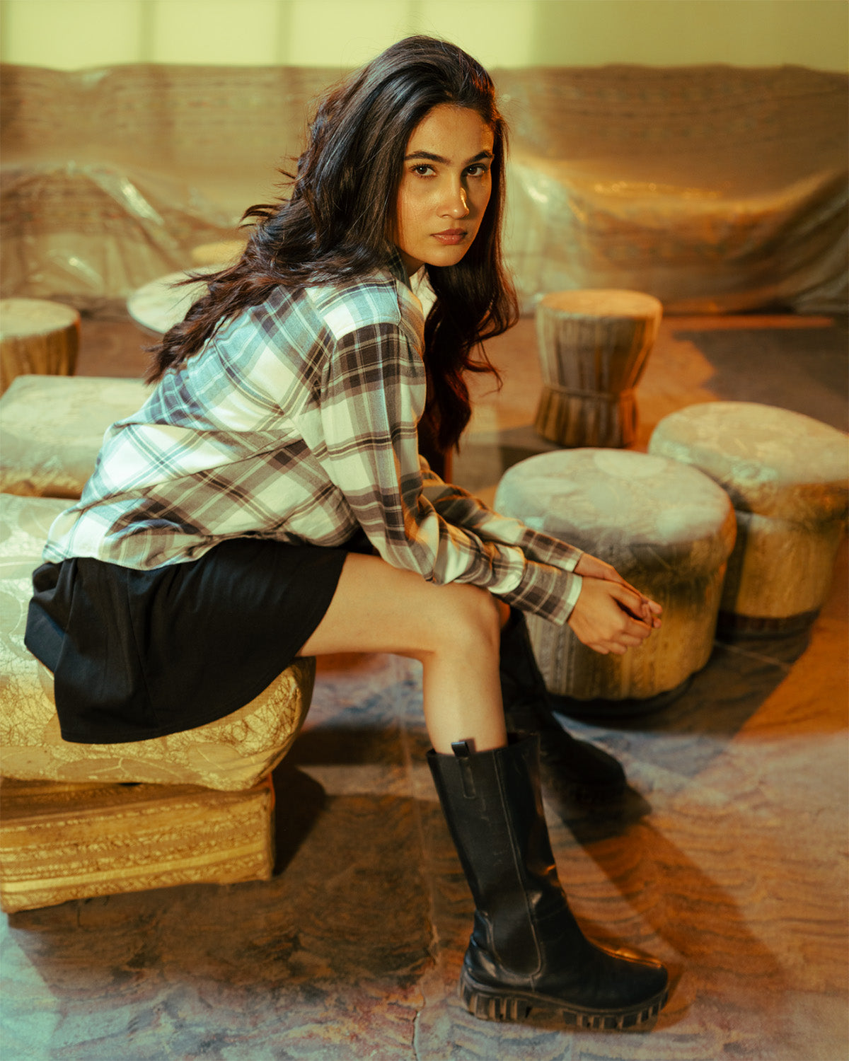 ROYAL PLAID SHIRT