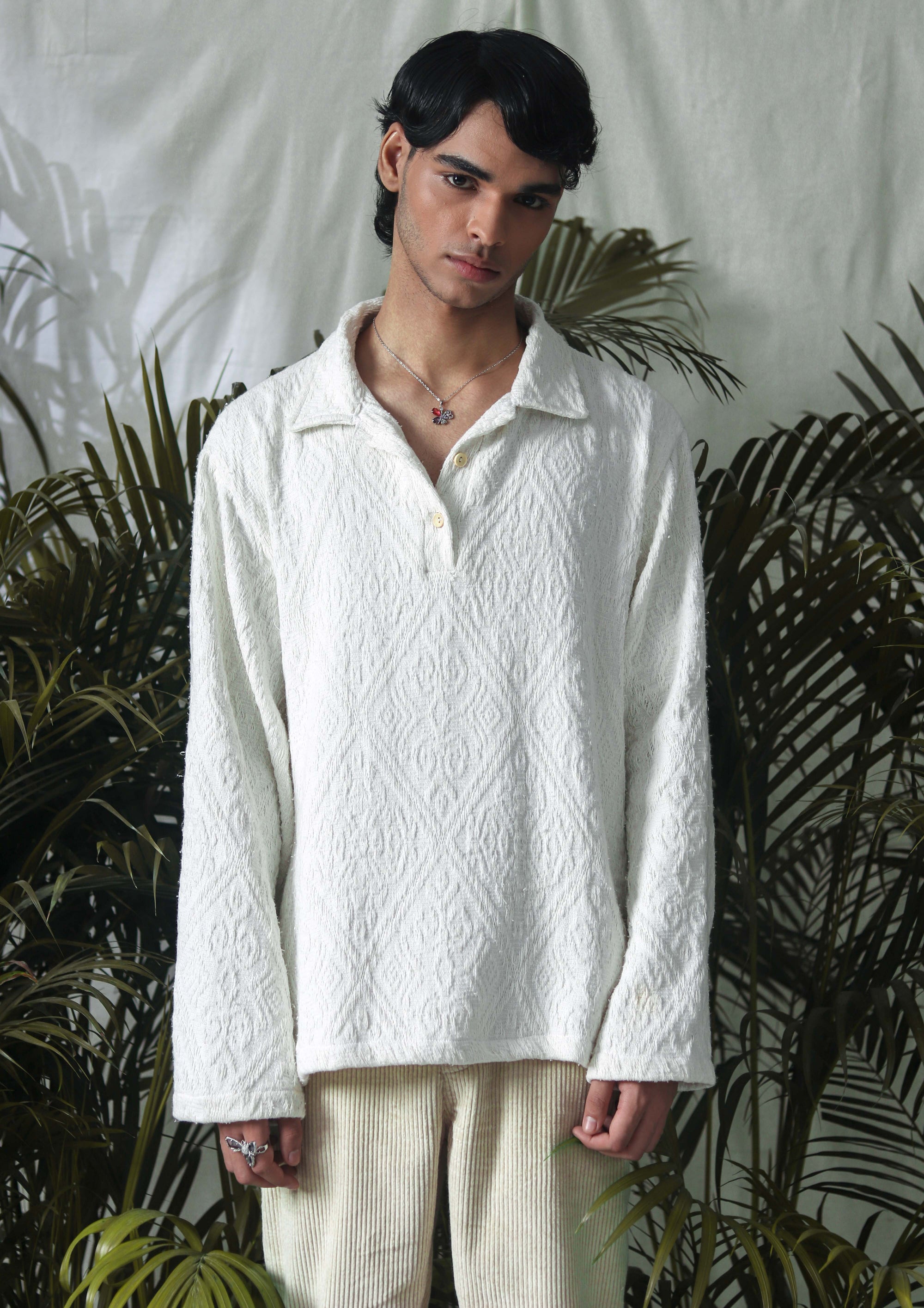 Timeless Thread Cream Polo