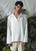 TIMELESS THREAD CREAM POLO