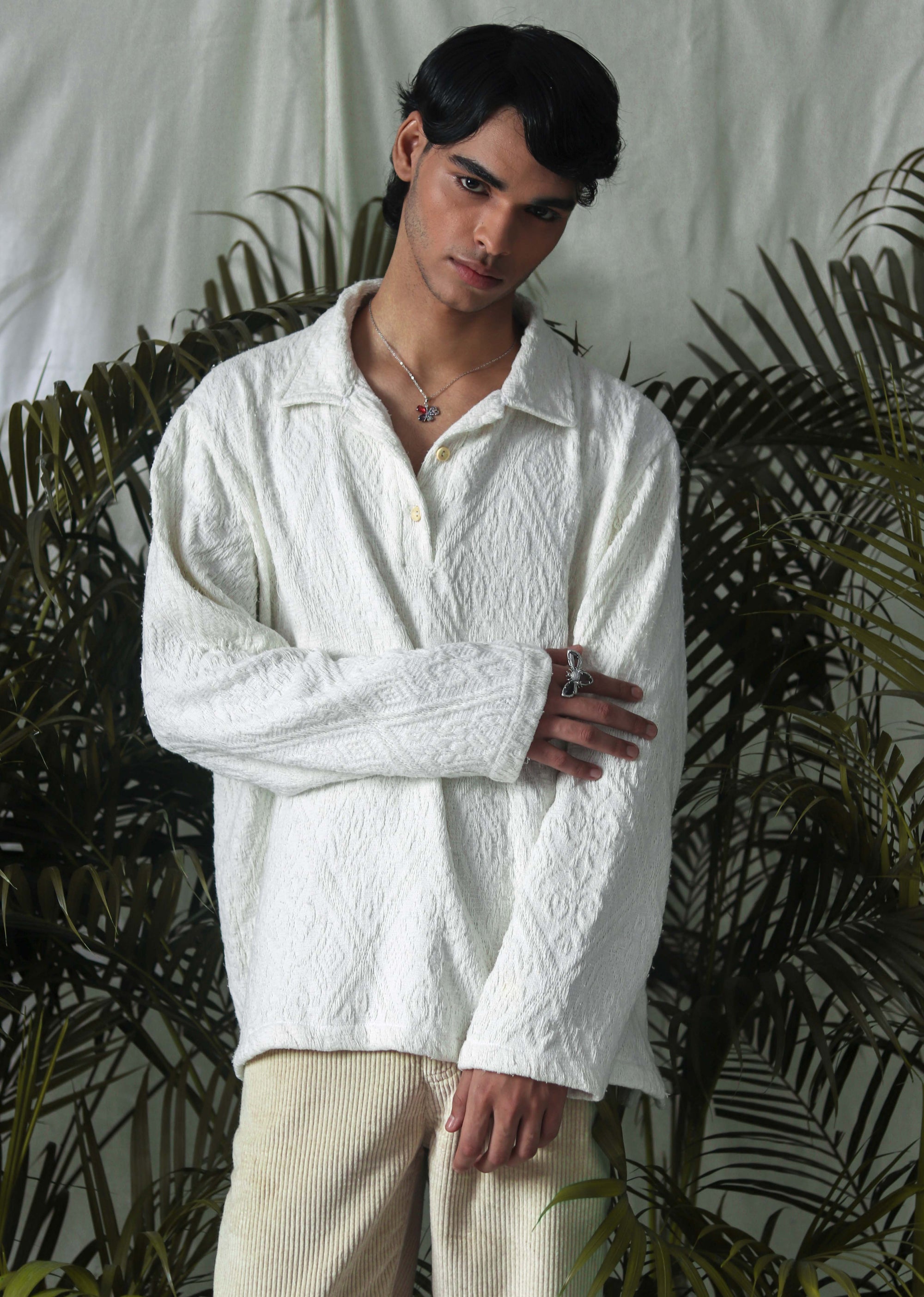 Timeless Thread Cream Polo